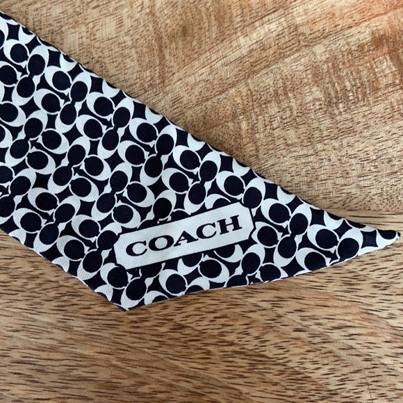 COACH Silk Handbag/Hair Scarf - Picture 3 of 4